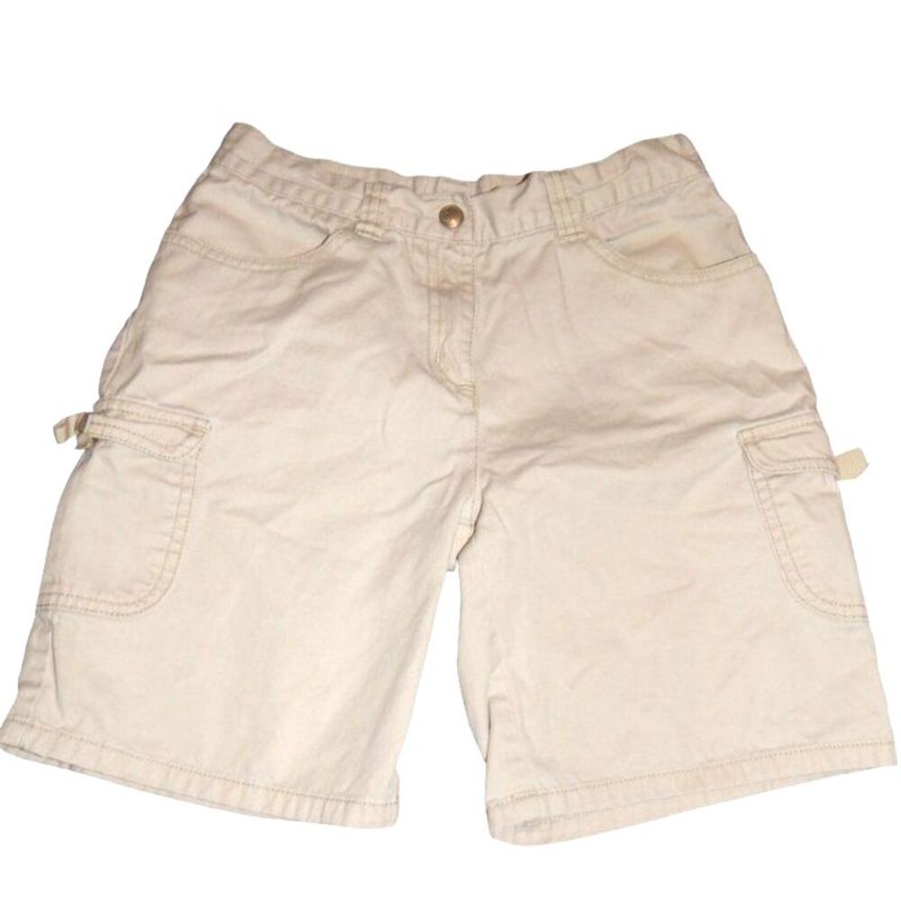 Gymboree girls size 12 tan khaki 100% cotton cargo shorts